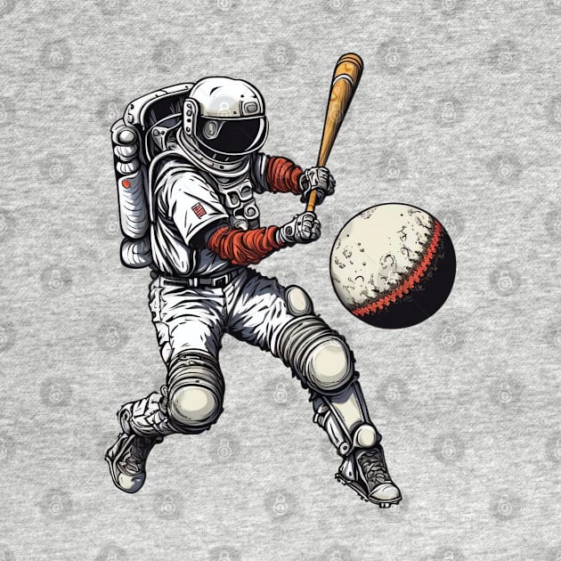 Baseball Astronaut #2 by Chromatic Fusion Studio